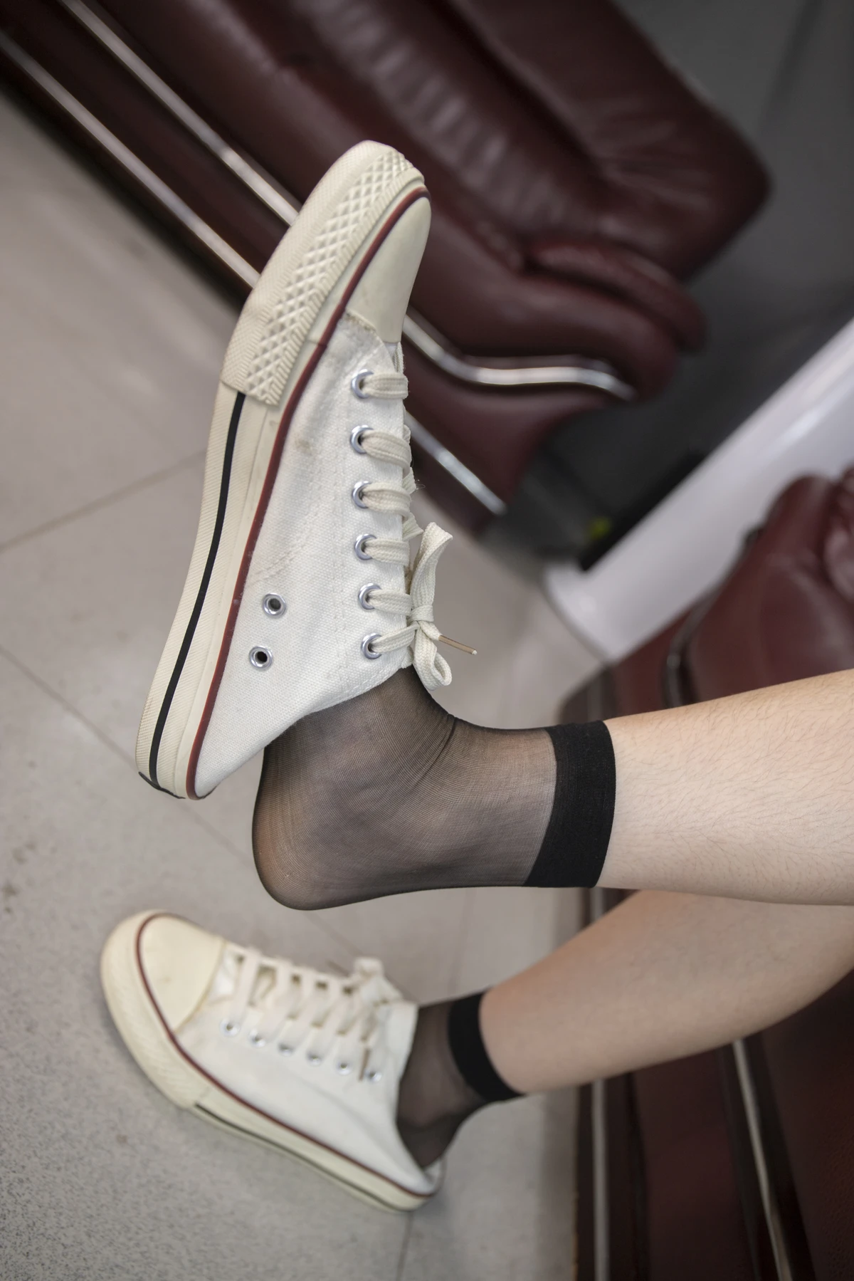 [Mzsock] NO.015 The little beauty Jinger returns to the masterpiece, the temptation of beautiful feet in black stockings Southern football skills#[128P]-6