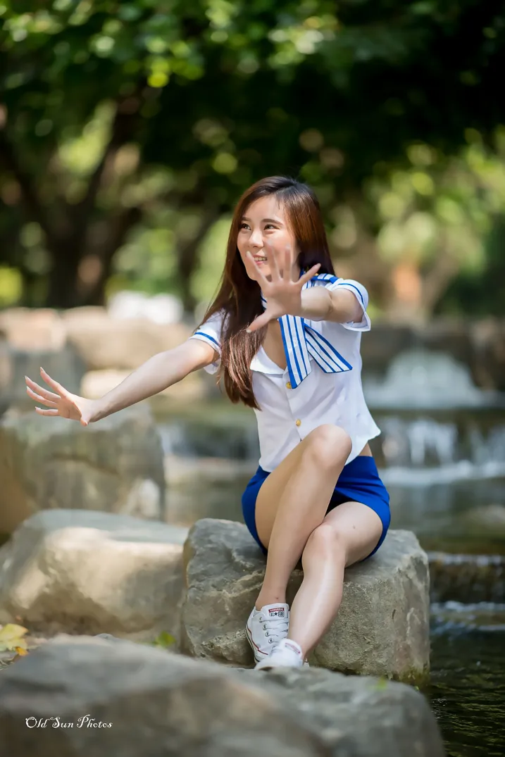 [Mzsock] NO.184 Chen Lixuan stewardess style beautiful legs street photography#[105P]-58